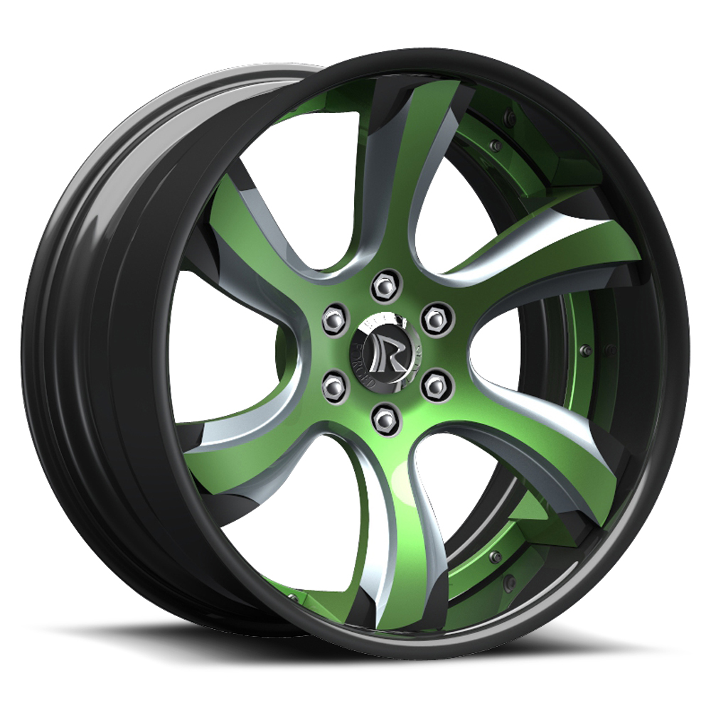 6s black green