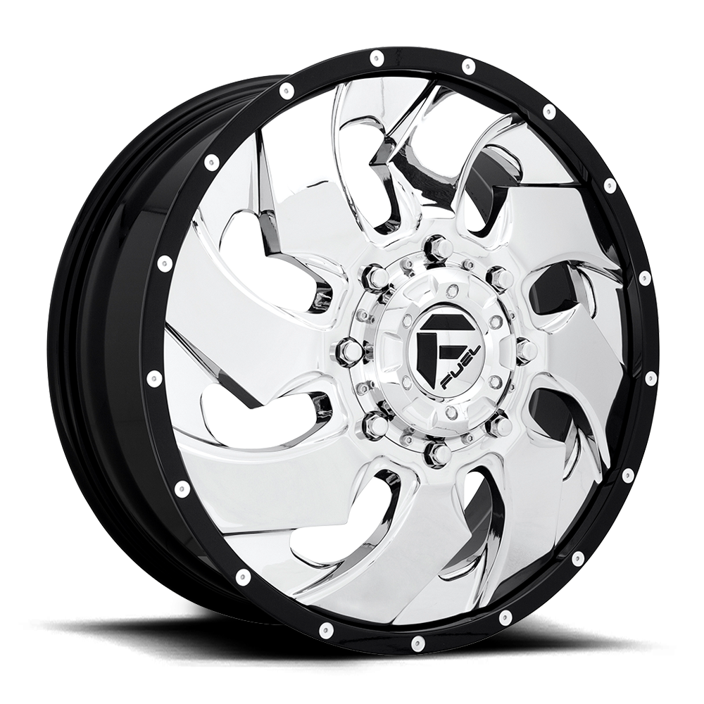 Fuel Dually Wheels Cleaver Dually Front D240 Wheels SoCal Custom Wheels