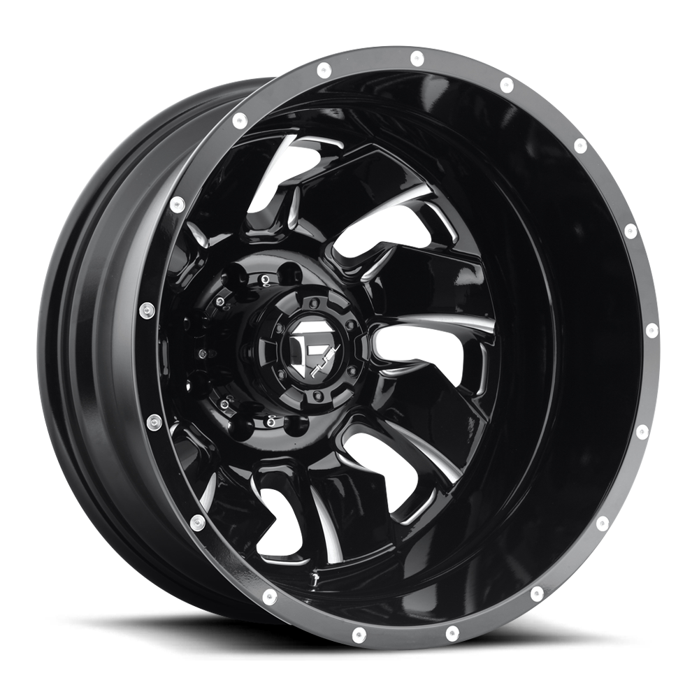Fuel Dually Wheels Cleaver Dually Rear D574 Wheels SoCal Custom Wheels