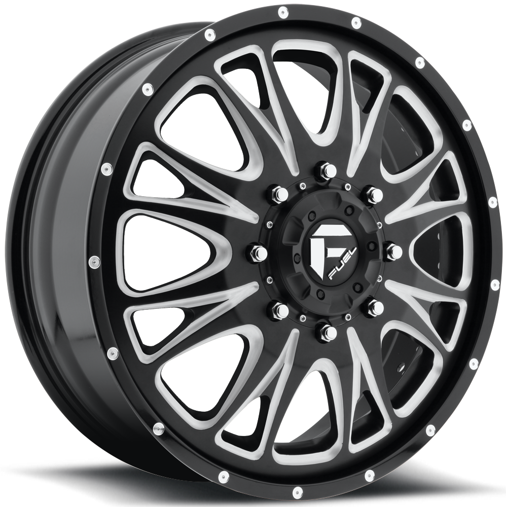 Fuel Dually Wheels Throttle Dually Front D213 Wheels SoCal Custom