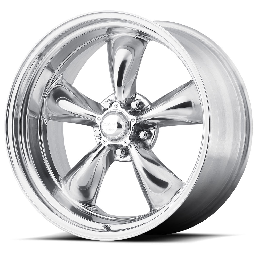 1 NEW AMERICAN RACING TORQ THRUST D 15x6 5x120.65 TORQ THRUST GRAY W// MACH LIP