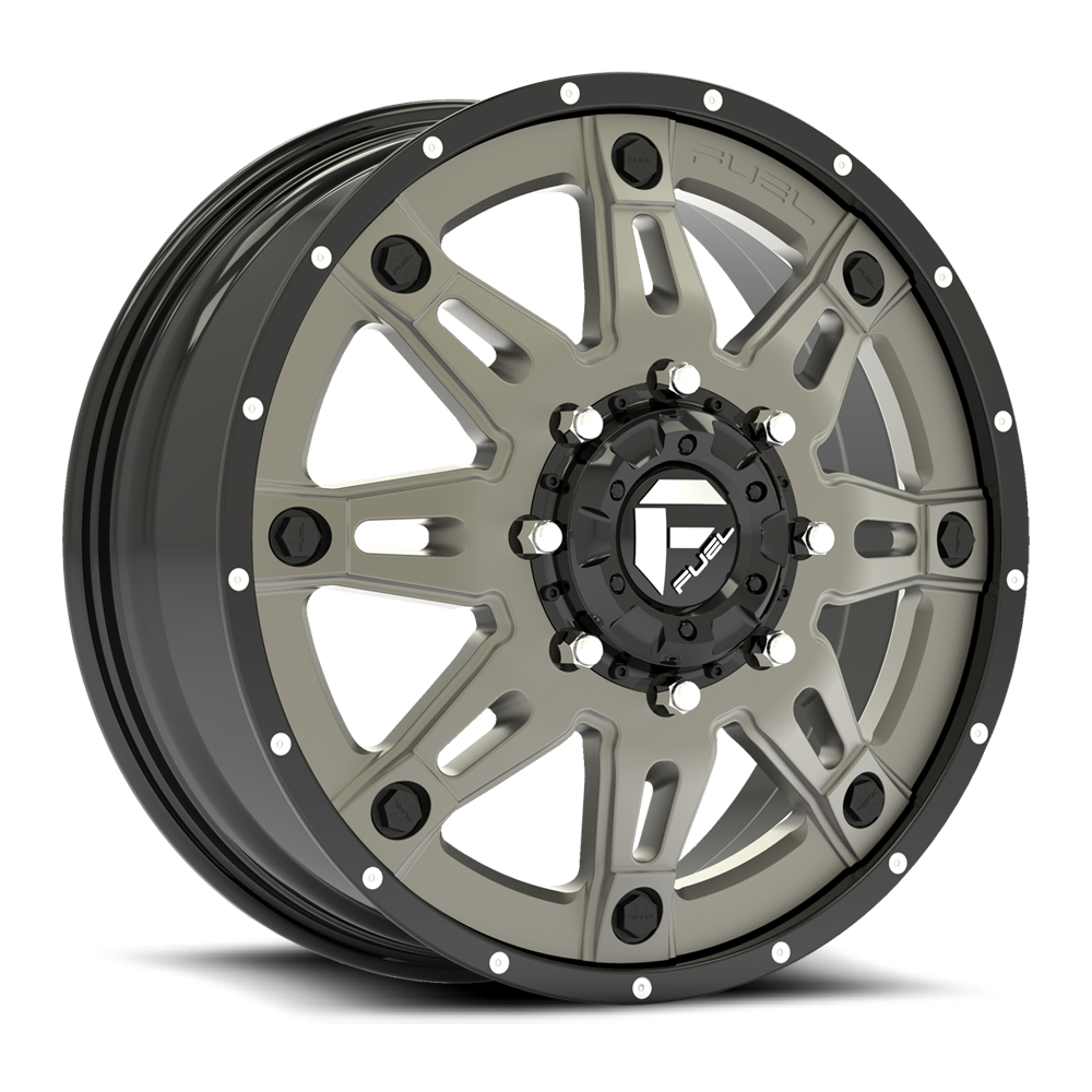 Fuel Dually Wheels Hostage II Dually Front D232 Wheels SoCal Custom