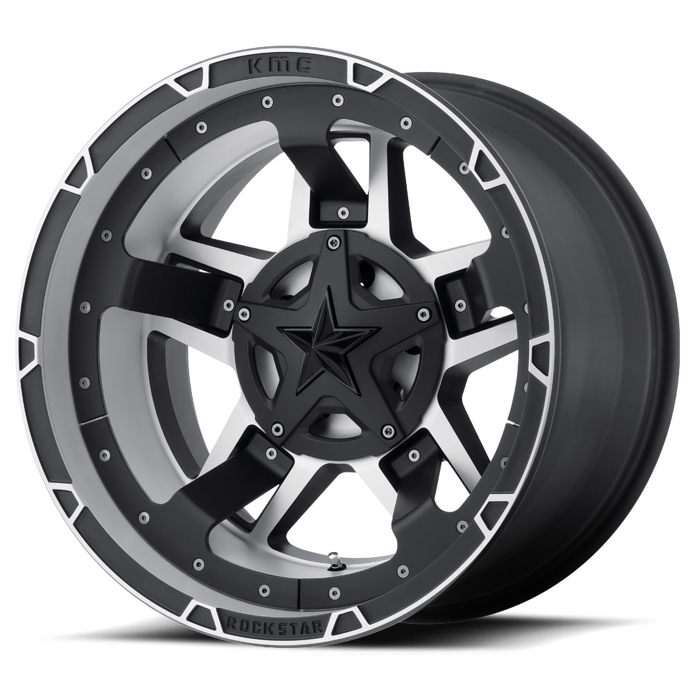 XD Series XD827 RS3 Matte Black Custom Wheels Rims - XD 